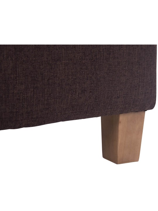 Taburete faraón, luz antigua, marrón