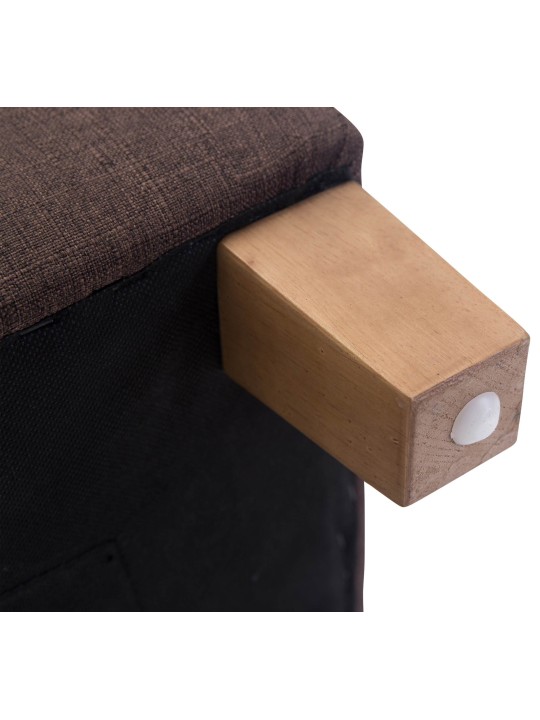 Taburete faraón, luz antigua, marrón