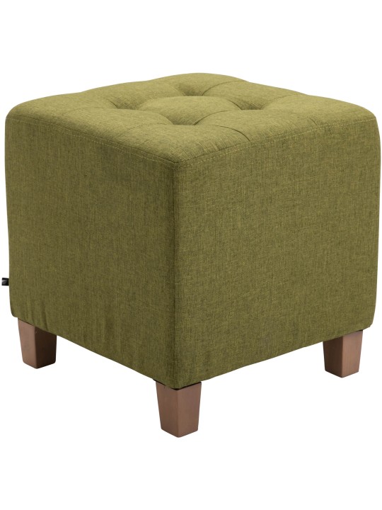 Taburete faraón, luz antigua, verde