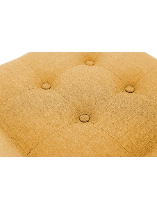 Taburete faraón, luz antigua, amarillo