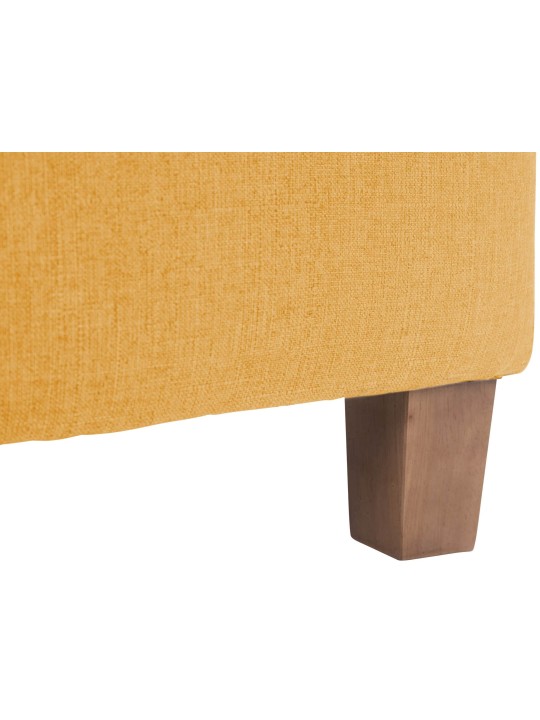 Taburete faraón, luz antigua, amarillo