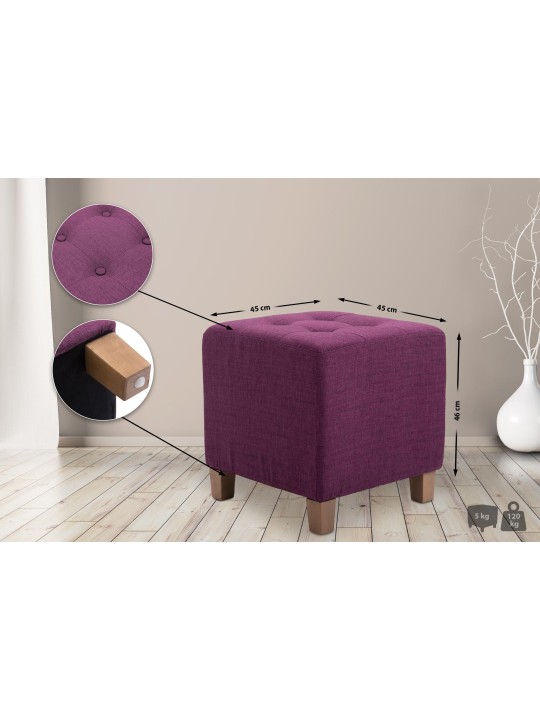 Taburete faraón, luz antigua, lila Taburete faraón, luz antigua, lila