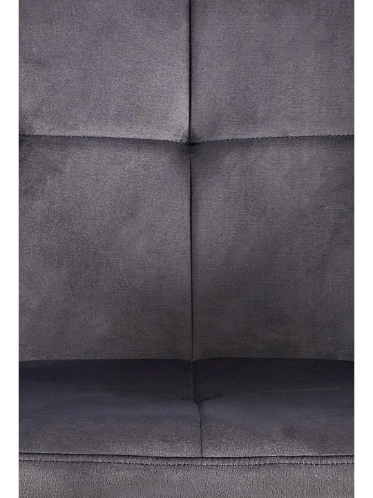 Silla de visita Emia terciopelo, gris Silla de visita Emia terciopelo, gris