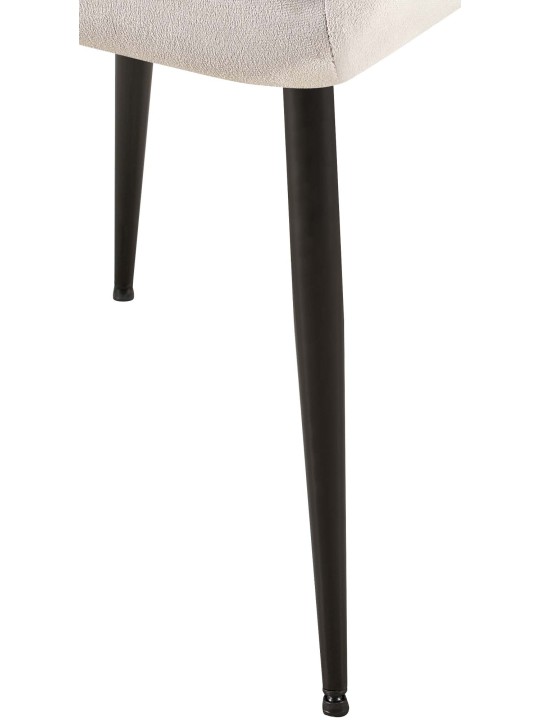 Silla de visita Emia terciopelo, gris claro Silla de visita Emia terciopelo, gris claro