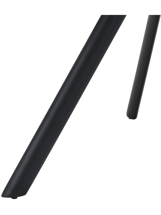 Silla de comedor de terciopelo Scott, crema