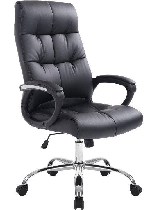 Silla de oficina Poseidon, negro