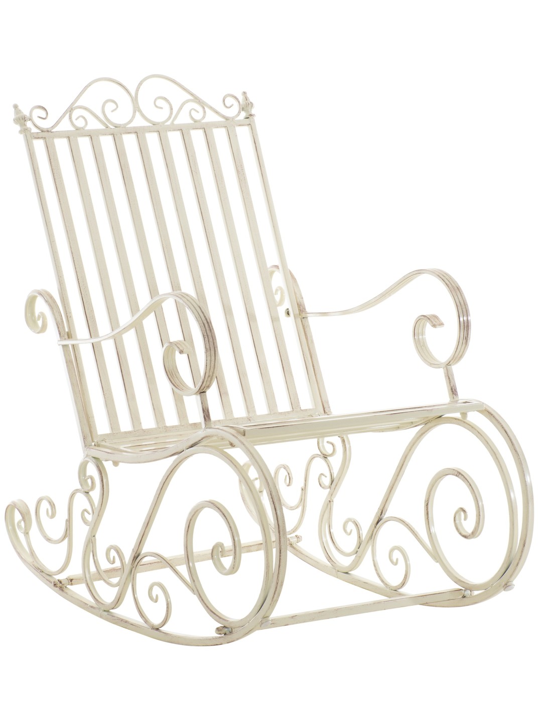 Mecedora Smilla, crema antiguo