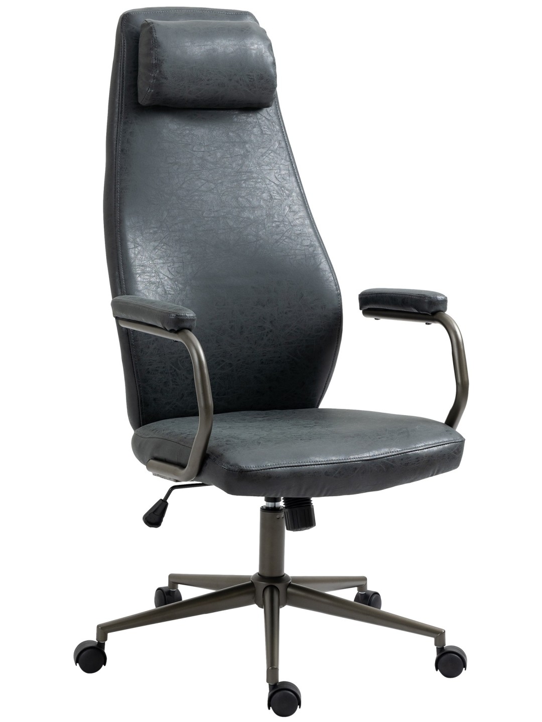 Silla de oficina Pocatello, negro antiguo