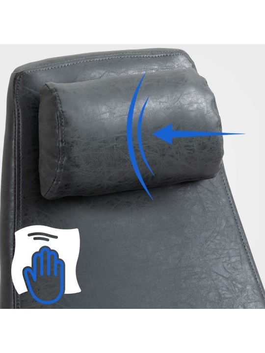 Silla de oficina Pocatello, negro antiguo Silla de oficina Pocatello, negro antiguo