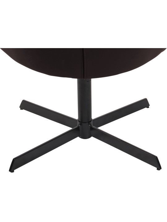 Tumbona Welland piel sintética, marrón