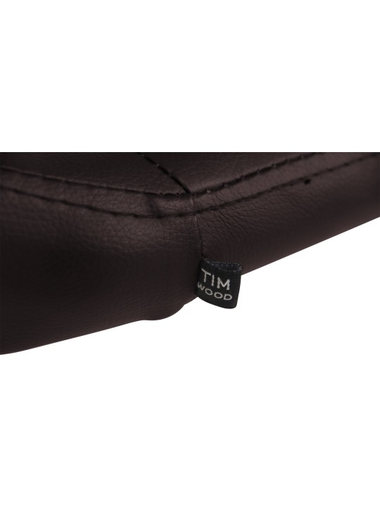 Tumbona Welland piel sintética, marrón