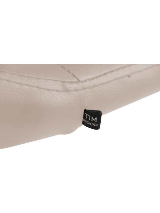 Tumbona Welland piel sintética, crema Tumbona Welland piel sintética, crema