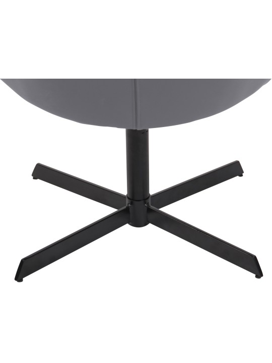 Tumbona Welland piel sintética, gris