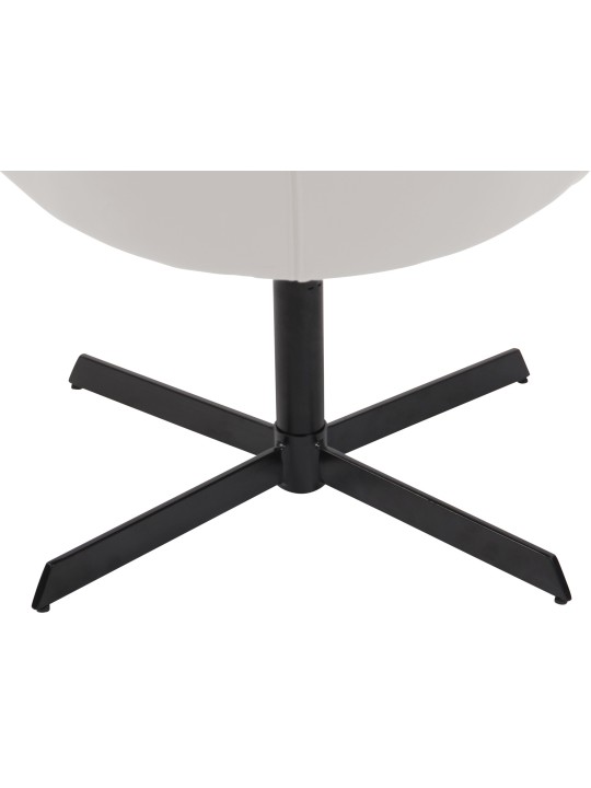 Tumbona Welland piel sintética, blanco Tumbona Welland piel sintética, blanco