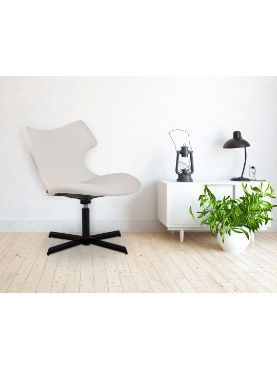 Tumbona Welland piel sintética, blanco Tumbona Welland piel sintética, blanco