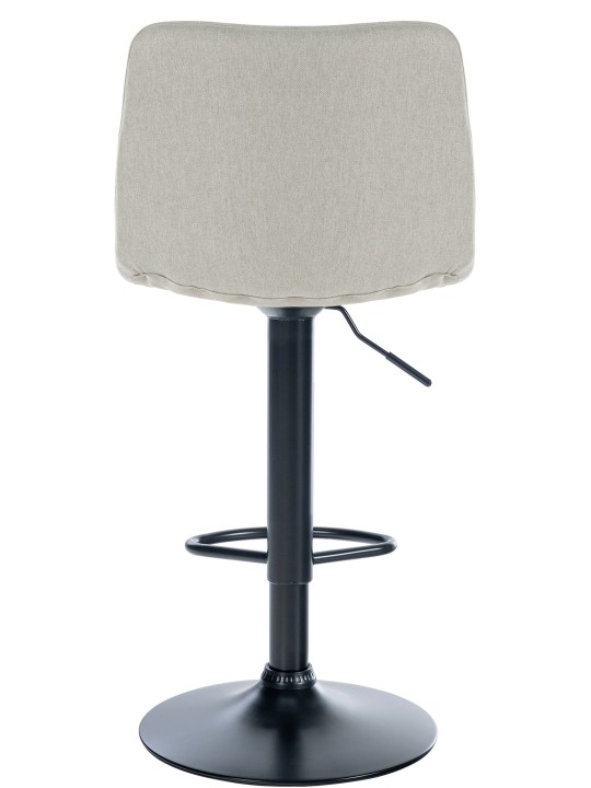 Juego de 2 taburetes de bar Lex tela B, crema