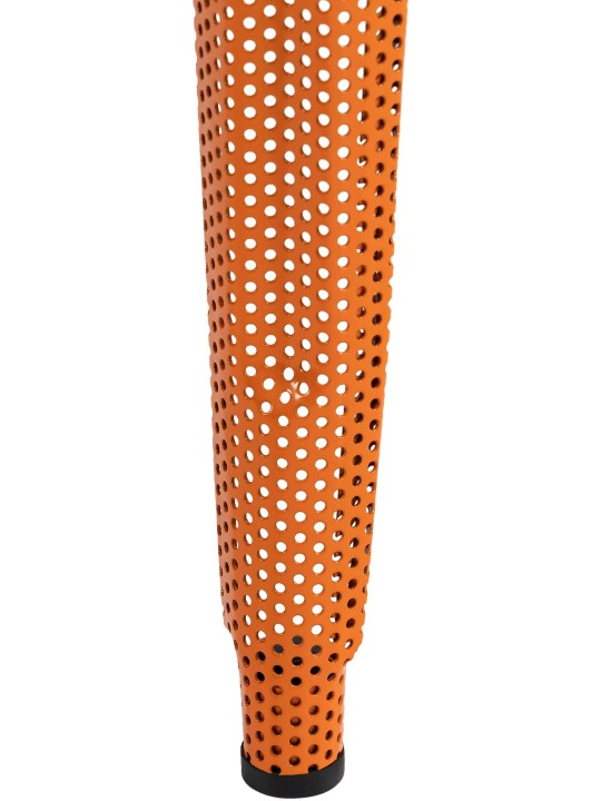 Juego de 4 taburetes de bar Fletcher, naranja