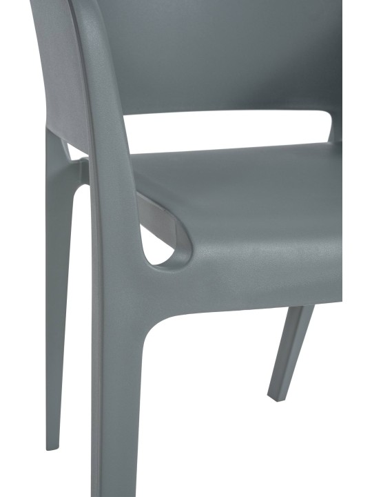 Silla apilable Puebla, gris Silla apilable Puebla, gris