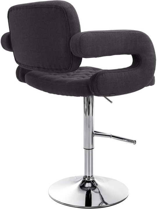 Taburete de bar Dublin FABRIC C, negro