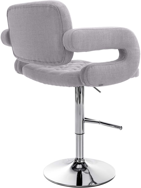 Taburete de bar Dublin FABRIC C, gris