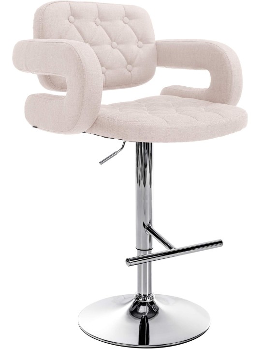 Taburete de bar Dublin FABRIC C, beige