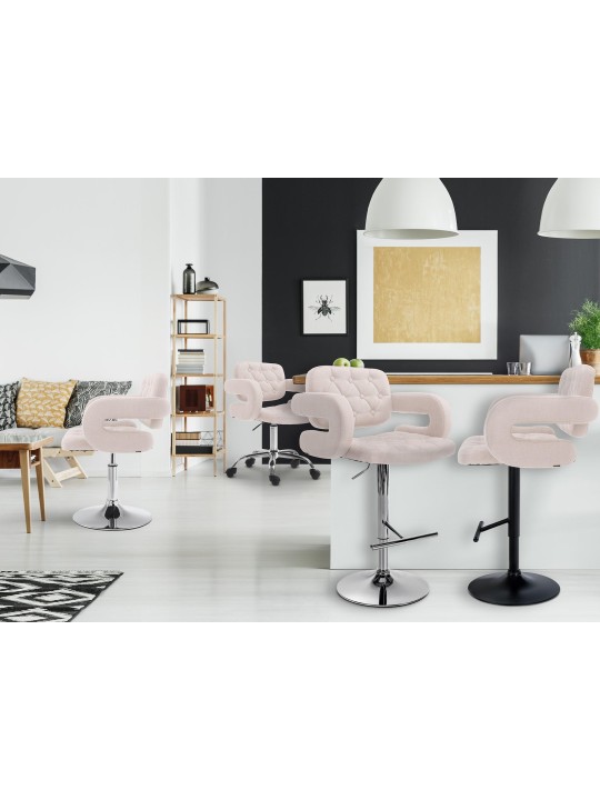 Taburete de bar Dublin FABRIC C, beige