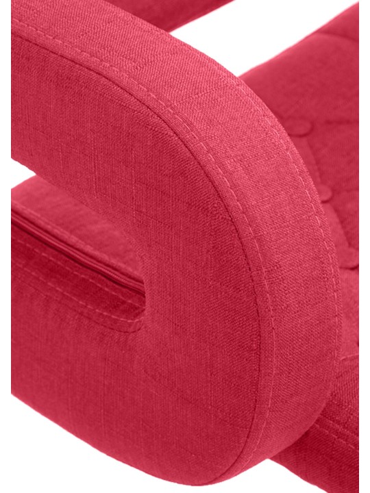 Taburete de bar Dublin FABRIC C, rojo