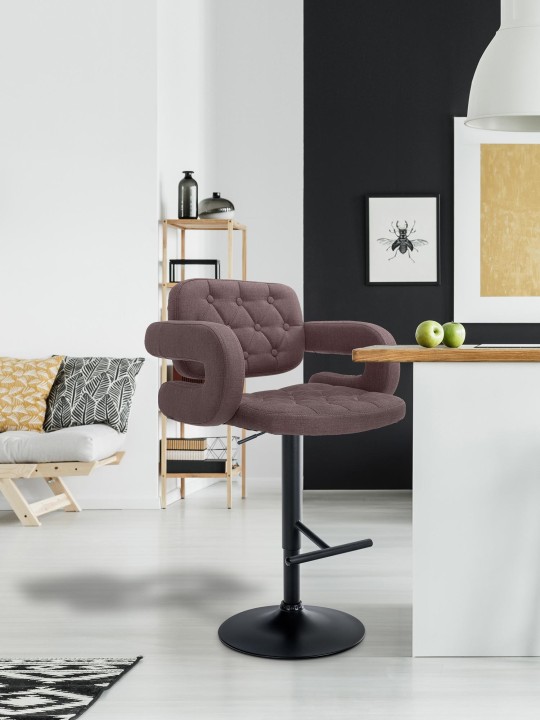 Taburete de bar Dublin FABRIC, marrón Taburete de bar Dublin FABRIC, marrón