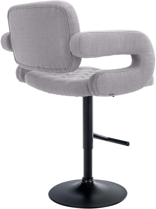 Taburete de bar Dublin FABRIC, gris Taburete de bar Dublin FABRIC, gris