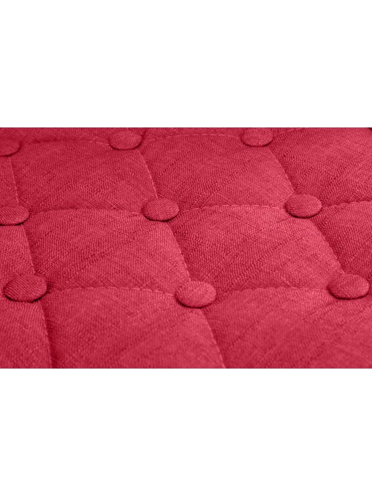 Taburete de bar Dublin FABRIC, rojo