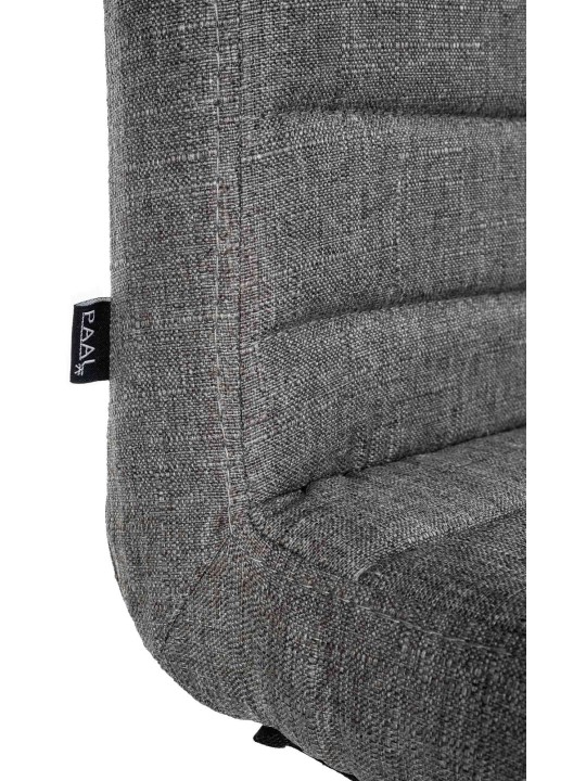 Conjunto de 2 sillas de comedor tela Elvas, gris