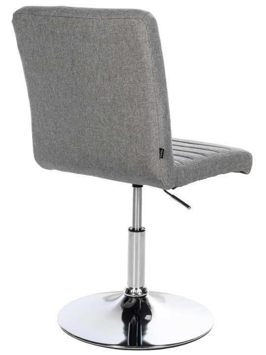 Conjunto de 2 sillas de comedor tela Elvas, gris