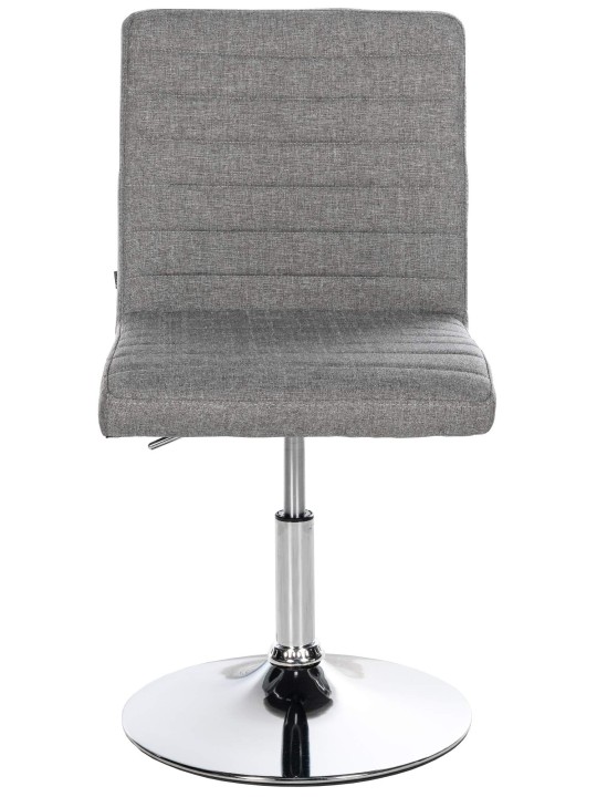 Conjunto de 2 sillas de comedor tela Elvas, gris