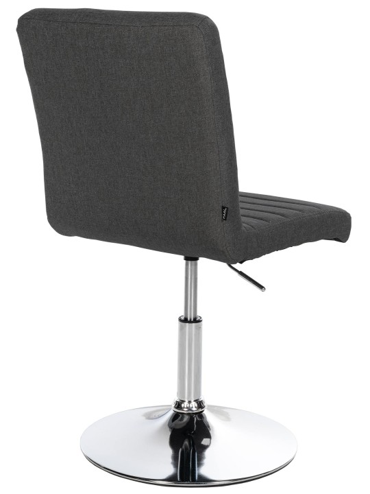 Conjunto de 2 sillas de comedor tela Elvas, gris oscuro Conjunto de 2 sillas de comedor tela Elvas, gris oscuro