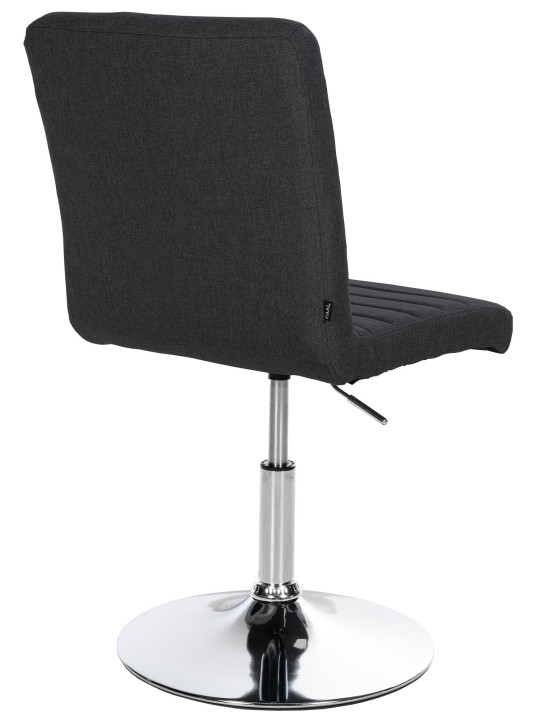 Conjunto de 2 sillas de comedor tela Elvas, negro Conjunto de 2 sillas de comedor tela Elvas, negro