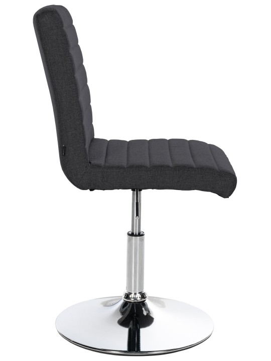 Conjunto de 2 sillas de comedor tela Elvas, negro Conjunto de 2 sillas de comedor tela Elvas, negro