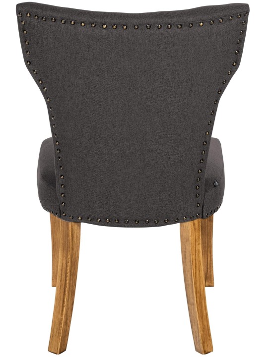 Silla de comedor Zadar tela antiguo-claro, gris oscuro Silla de comedor Zadar tela antiguo-claro, gris oscuro