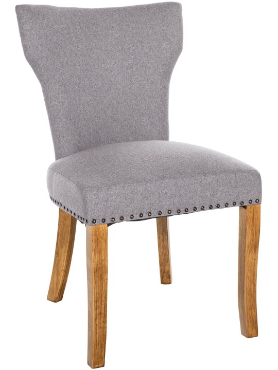 Silla de comedor Zadar tela antiguo-claro, gris Silla de comedor Zadar tela antiguo-claro, gris