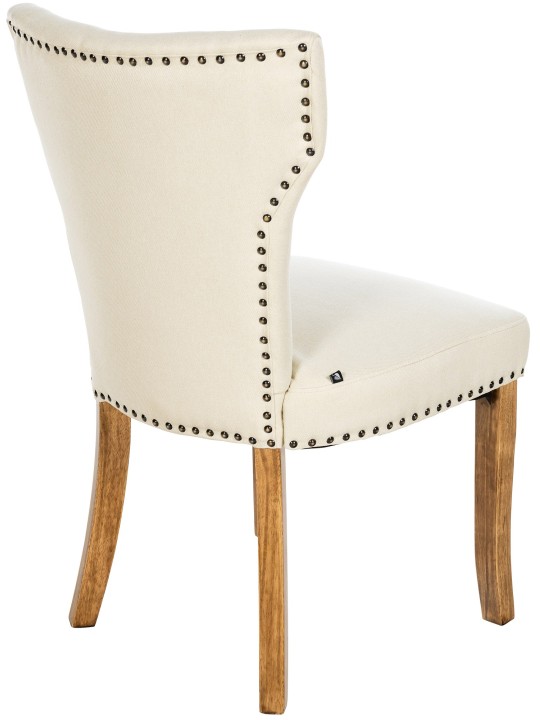 Silla de comedor Zadar tela antiguo-claro, crema Silla de comedor Zadar tela antiguo-claro, crema