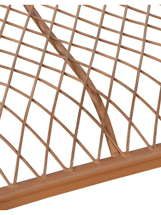 Banco de jardín Tara, marrón antiguo