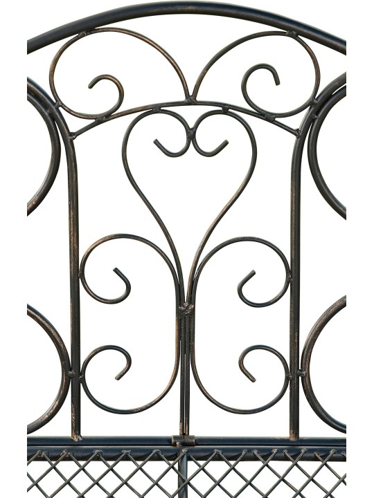 Banco de jardín Tara, bronce