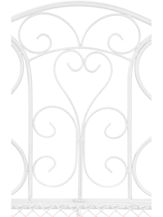 Banco de jardín Tara, blanco