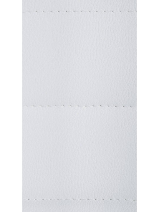 Juego de 2 taburetes de bar Lex piel sintética C, blanco