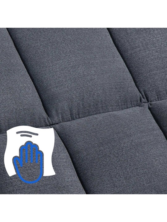 Sillón Andover tela, gris oscuro Sillón Andover tela, gris oscuro