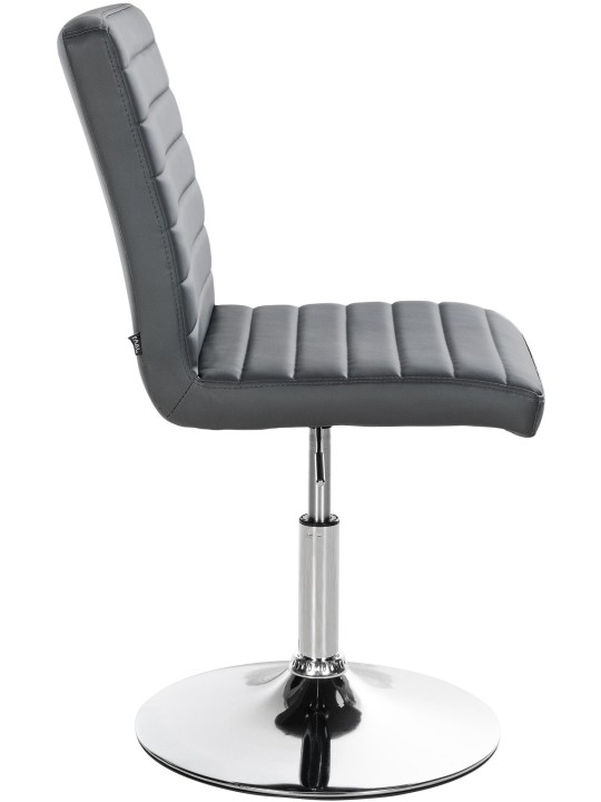 Juego de 2 sillas de comedor Elvas piel sintética, gris Juego de 2 sillas de comedor Elvas piel sintética, gris