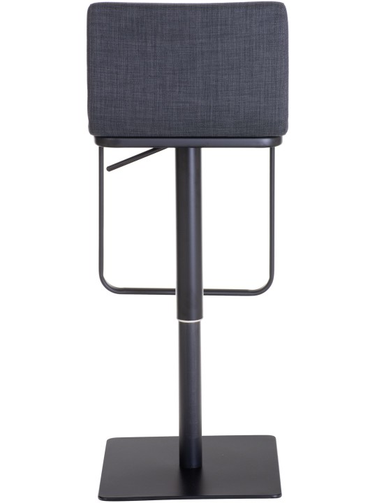 Taburete de bar Limon B tela, gris oscuro