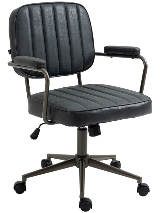 Silla de oficina Natrona, negro antiguo