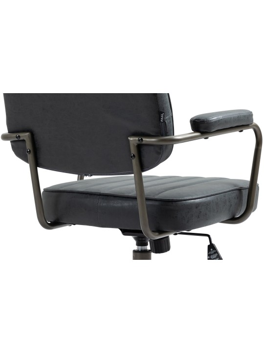 Silla de oficina Natrona, negro antiguo