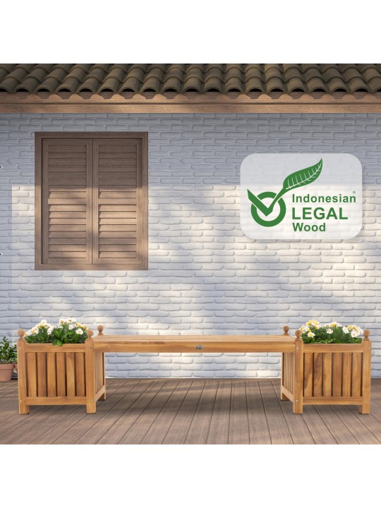 Banco de teca Boston, teca Banco de teca Boston, teca