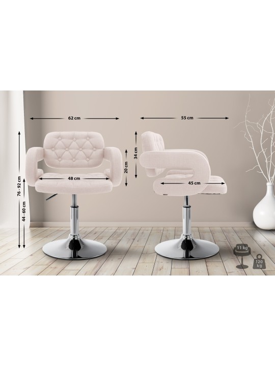 Tumbona tela Dublin, beige Tumbona tela Dublin, beige